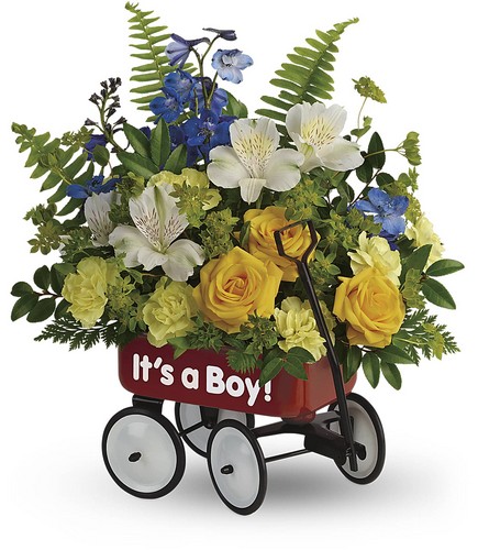 Teleflora’s Sweet Little Wagon Bouquet